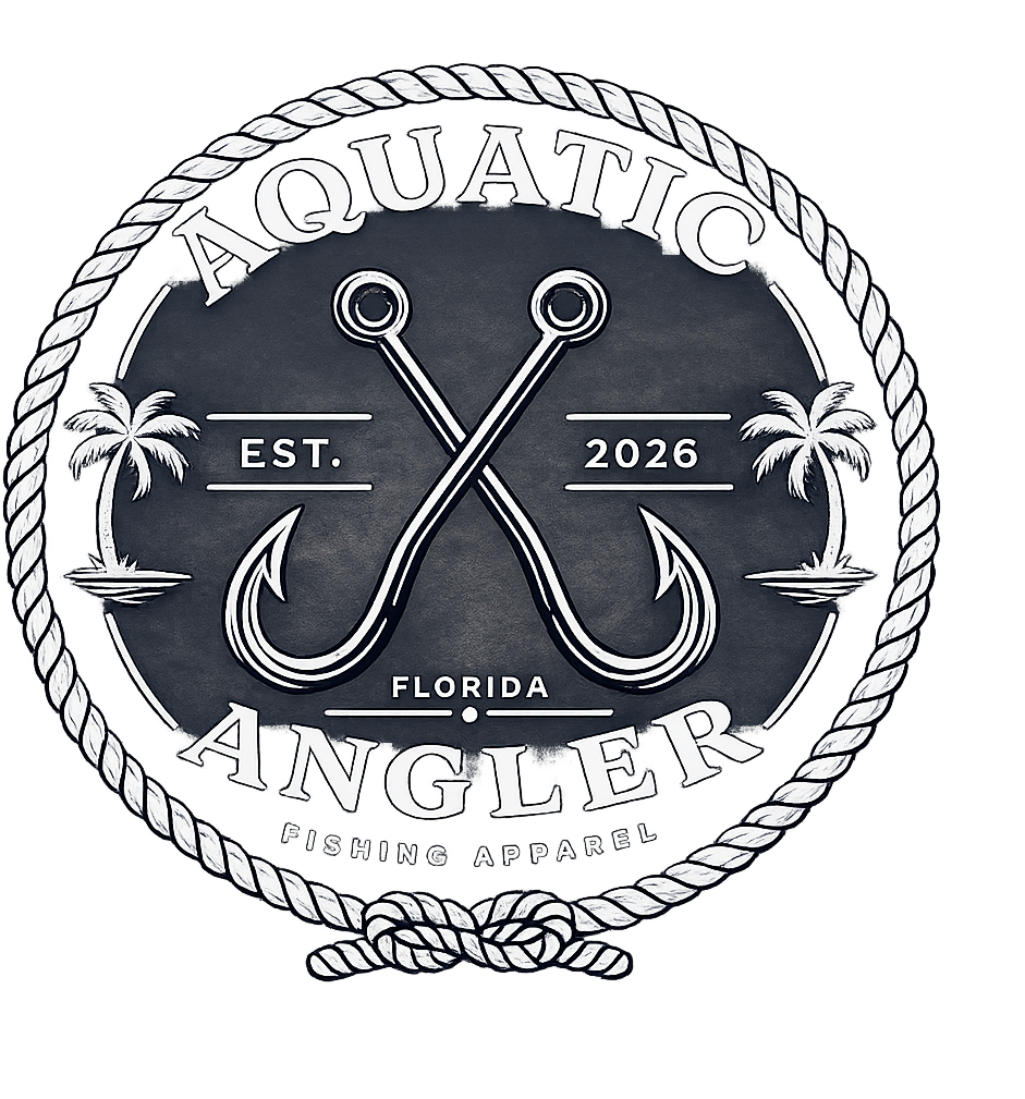 Aquatic Angler fishing apparel logo